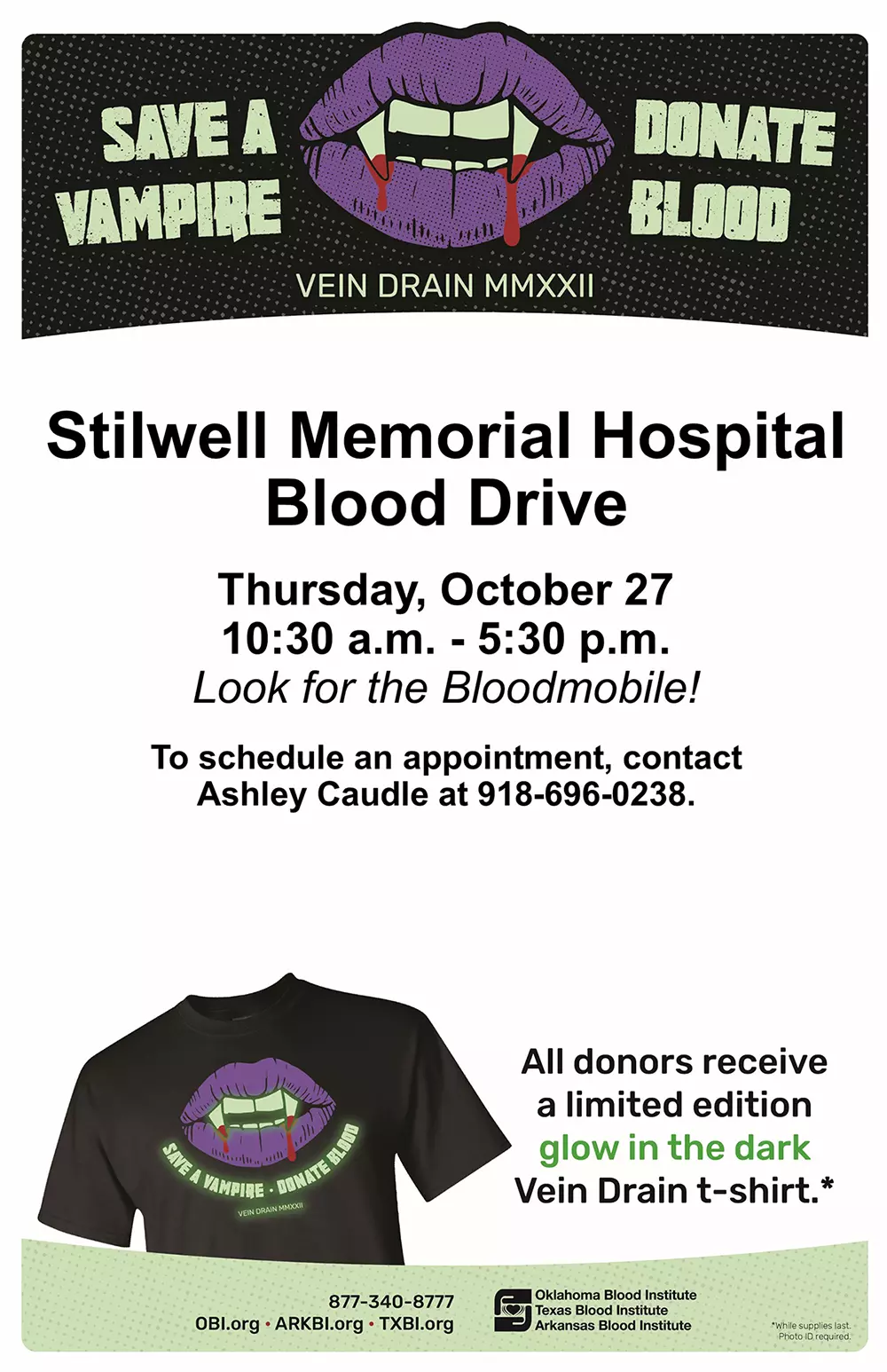 Stilwell Memorial Hospital Blood Drive